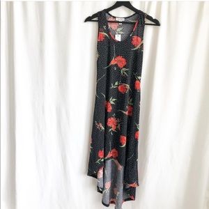 Magazine high low tank dress